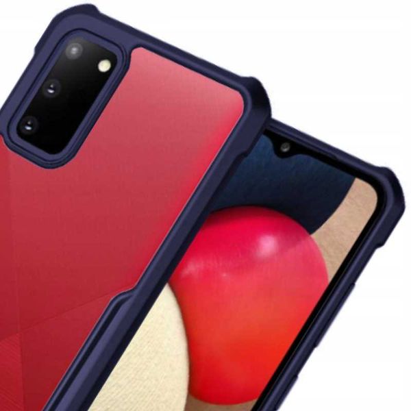 Spacecase Beetle Galaxy A02S Niebieski zdjęcie 4