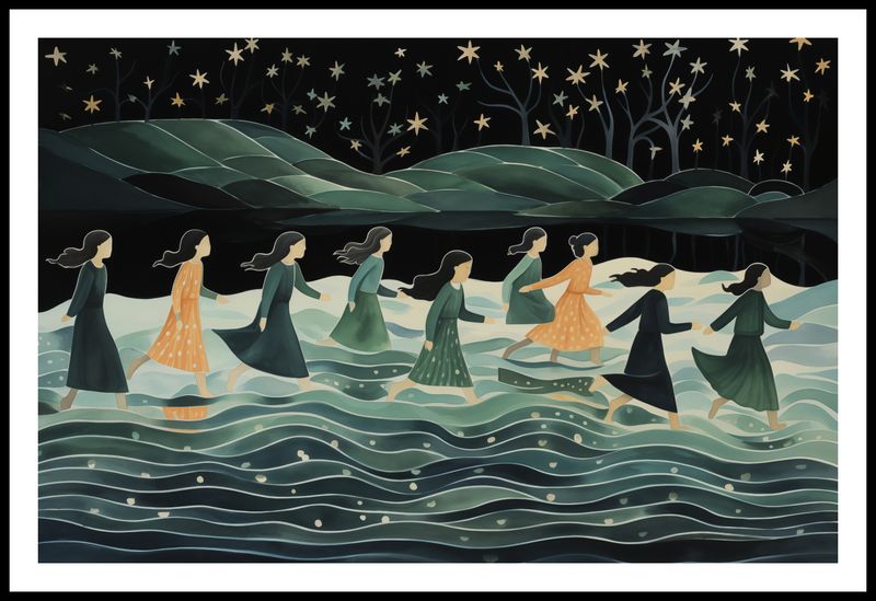 Plakat 86,4x56,8cm Nocna Procesja zdjęcie 3