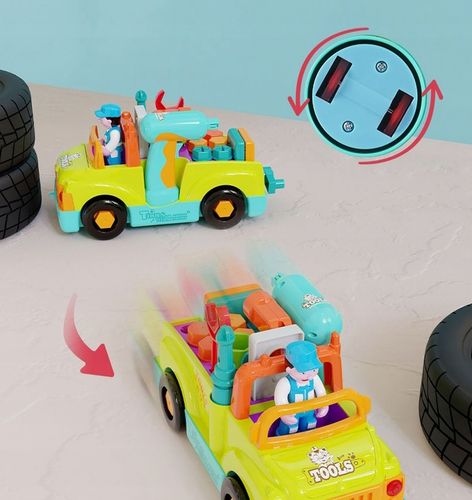 Auto do skręcania rozkręcania mały mechanik jeździ gra interaktywny na Arena.pl