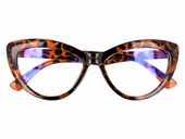 Kocie oczy Antyrefleks Zerowki okulary Panterkowe