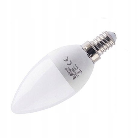 Żarówka Led E14 Świeca Ciepła 480Lm 6W Forever Wwa zdjęcie 7