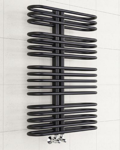 GRZEJNIK ŁAZIENKOWY NEO 1350x550 CZARNY MAT na Arena.pl