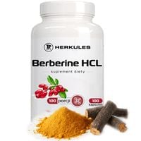 HERKULES Berberine HCL 100caps 500MG CHOLESTEROL CUKIER GLUKOZA BERBERYNA