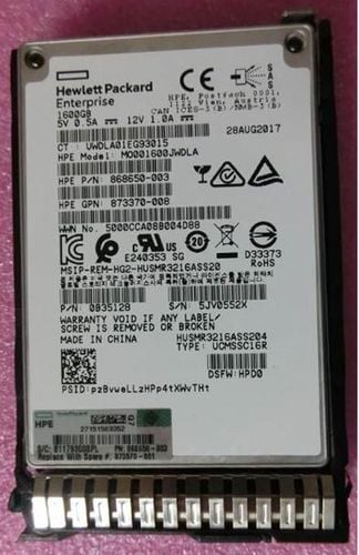 HP Enterprise 1.6TB SAS 12G SFF SC DS MU SSD, 873570-001 na Arena.pl