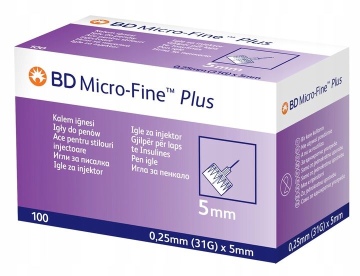 Igły do penów BD Micro-Fine 31G x 5mm zdjęcie 1
