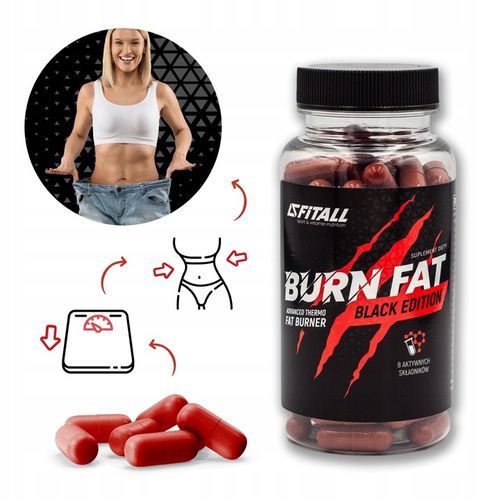 SPALACZ TŁUSZCZU Z BRZUCHA BURN FAT BLACK EDITION + GRATISY DO na Arena.pl