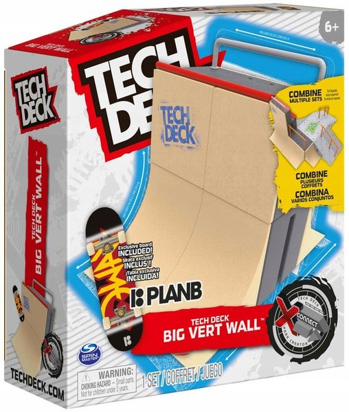 FINGERBOARD RAMPA XCONNECT BIG VERT WALL + DESKOROLKA PLANB TECH DECK zdjęcie 7