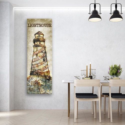 Obraz na płótnie - Canvas, Latarnia morska 30x90 na Arena.pl