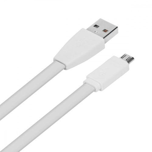 TB Kabel USB-Micro USB 1m. biały, płaski na Arena.pl