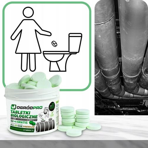 Tabletki Bakterie do szamba Oczyszczalni na Rok Tłuszcze All in One na Arena.pl