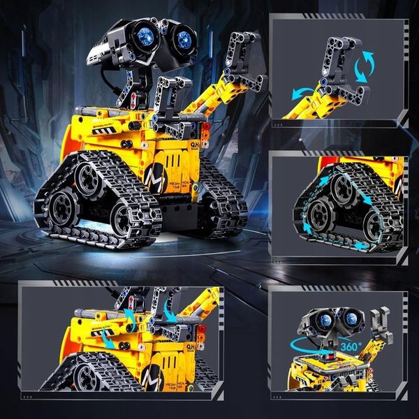 FIGURKA ROBOT WALL E 520 szt KLOCKI - 3w1 PROGRAMOWALNY RC ROBOT zdjęcie 11