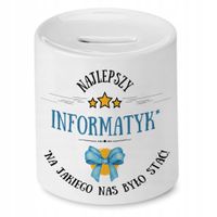 Skarbonka Dla Informatyka Na Imieniny Prezent Z Nadrukiem Ze Zdjęciem