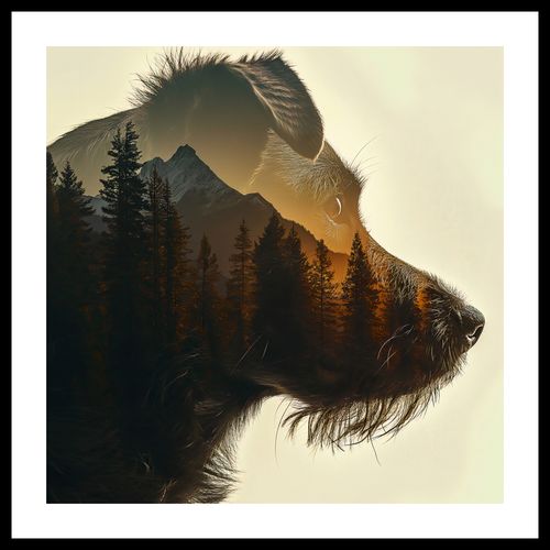 Plakat 40x40cm Psi Duch Lasu na Arena.pl