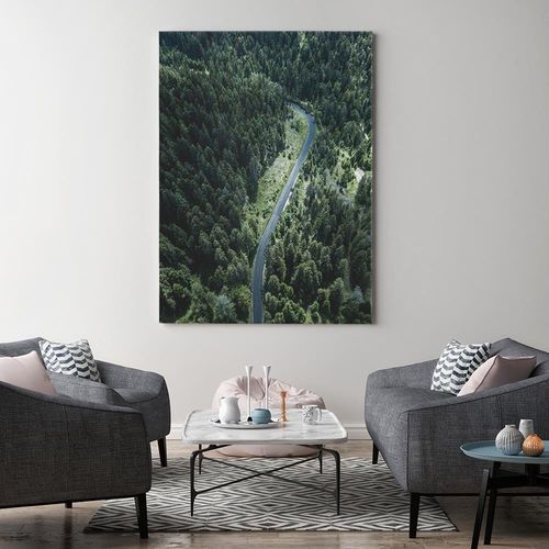 Obraz na płótnie - Canvas, Droga w lesie 60x90 na Arena.pl