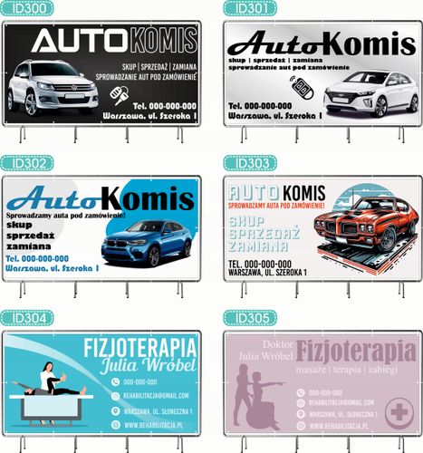 BANER REKLAMOWY oczkowany 100x50cm projekt w cenie HOT DOG FAST FOOD na Arena.pl