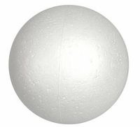 kula styropianowa 6szt. 12cm | b-12