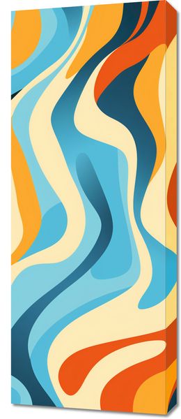 Obraz 40x100cm Tańczące Fale zdjęcie 1