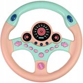 Kierownica dla dzieci auto symulator jazdy samochodem Świeci dźwięk wibruje