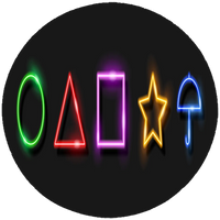 Opłatek na tort Squid Game