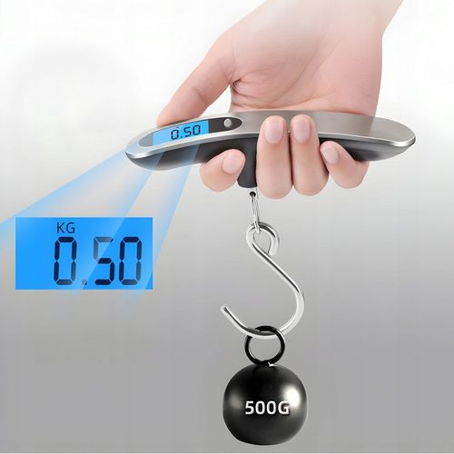 WAGA BAGAŻOWA PODRÓŻNA HAKOWA TURYSTYCZNA LOTNICZA RĘCZNA LCD DO 50KG na Arena.pl