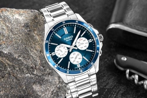 zegarek męski casio mtp-1374d-2a3 + box na Arena.pl