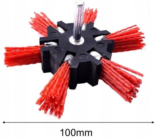 ZESTAW SZCZOTEK NYLONOWYCH DO WIERTARKI WKRĘTARKI STALI METALU DREWNA 5 szt na Arena.pl