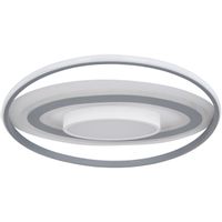 Plafon LAMPA sufitowa LEOLA 48016-60 Globo okrągła OPRAWA metalowa LED 60W 3000K - 6000K z pilotem biała