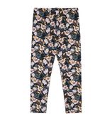 Legginsy czarne kwiat jabłoni 128