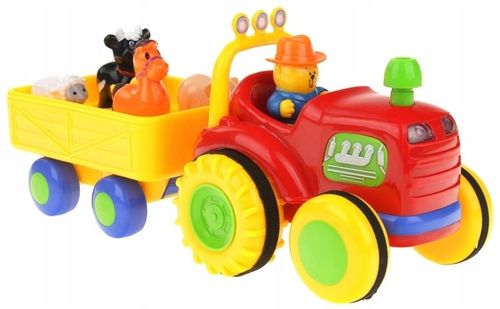 Traktor Farmer z Dźwiękami Interaktywny Zwierzątka na Arena.pl