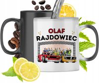 Kubek Magiczny Dla Olafa Czarny Matowy Z Nadrukiem Ze Zdjęciem 330Ml