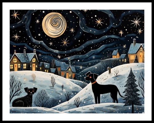Plakat 65x50cm Nocny Psi Patrol na Arena.pl