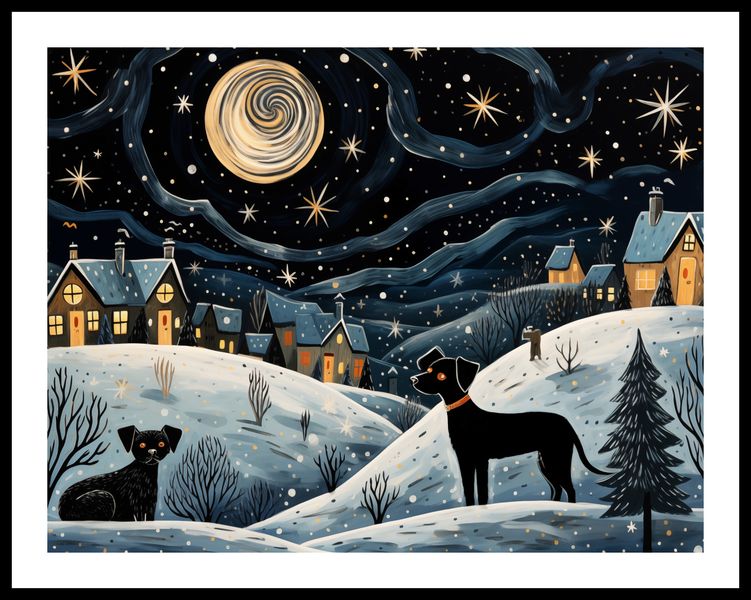 Plakat 65x50cm Nocny Psi Patrol zdjęcie 3