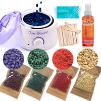 Zestaw do depilacji 4x wosk italwax podgrzewacz ++