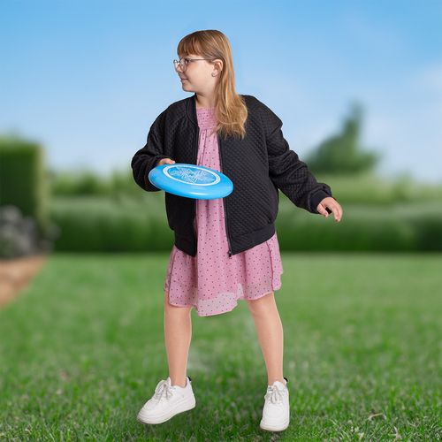 Dysk Do Frisbee Ultimate Latający Do Rzucania Df-05 Niebieski na Arena.pl