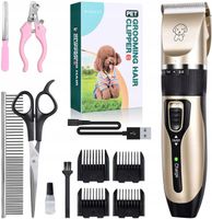 Bezprzewodowa MASZYNKA DO STRZYŻENIA PSÓW PSA ZWIERZĄT kota ZESTAW