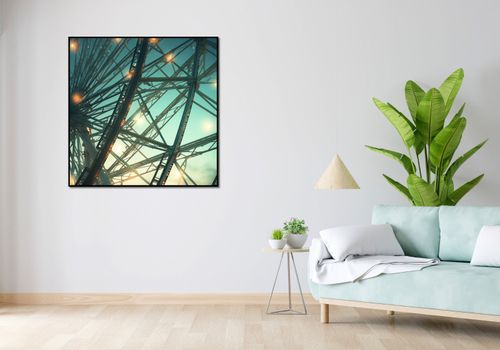 Plakat 100x100cm Światła Molocha na Arena.pl