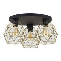 lampa sufitowa galaxy black/gold 3458 tk lighting
