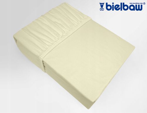 Prześcieradło Jersey z gumką 120x200 Bielbaw krem na Arena.pl