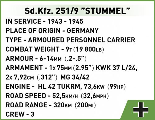 Klocki Sd.kfz. 251/9 Stummel na Arena.pl