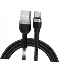 Kabel Wozinsky WNBAC2 USB-A / USB-C 2.4A 2 m - czarny