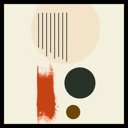 Plakat 30x30cm Symetryczna Struna na Arena.pl