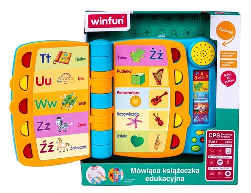 Mówiąca książeczka edukacyjna Smily Play Interaktywna Sensoryczna na Arena.pl