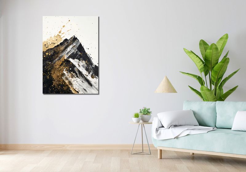 Obraz 70x100cm Złote Szczyty zdjęcie 2