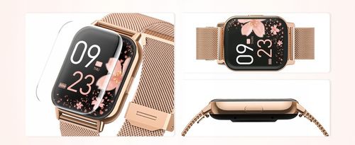 NAIXUES SMARTWATCH ZEGAREK DAMSKI Połączenie Bluetooth 1.85''AMOLED HD IP68 na Arena.pl