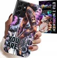 ETUI DO SAMSUNG GALAXY S21 Ultra - KOBIECE WZORY YOU ARE KOBIETA Z TATUAŻEM