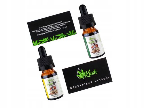 2,5% olejek KONOPNY CBD | dla Psa Kota | RAW FULL SPECTRUM | 2 x 10ml na Arena.pl