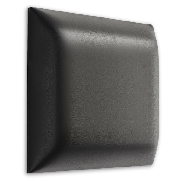 Panel Ścienny Tapicerowany Grafitowy EKO SKÓRA 3D 50cm x 50cm zdjęcie 1