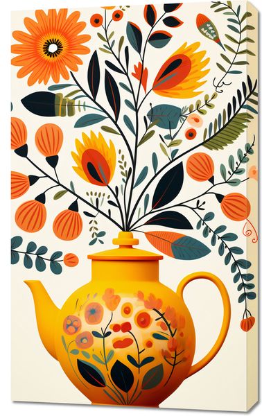 Obraz 60x100cm Bujna Herbata zdjęcie 1