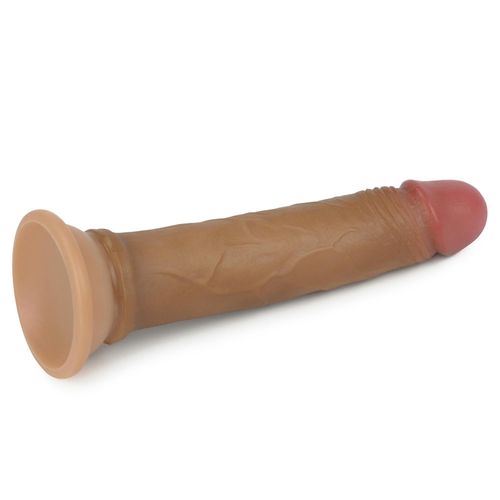 7'' dual layered platinum silicone cock na Arena.pl