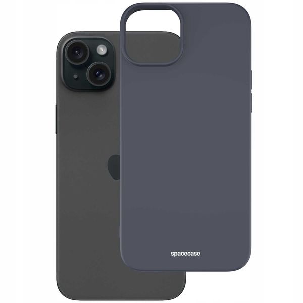 Spacecase Silicone Case Iphone 15 Plus Black zdjęcie 2